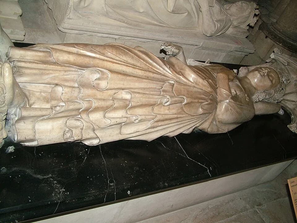 Louis X of France - Grab König Ludwigs X. von Frankreich in Saint-Denis
