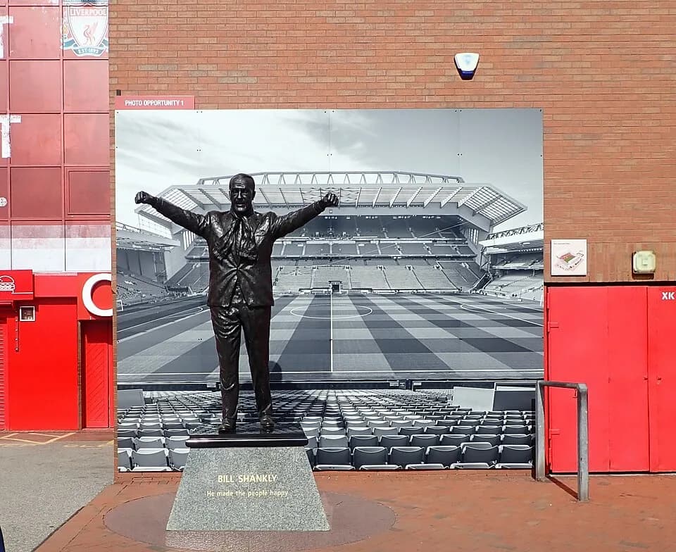 Bill Shankly - Bill Shankly Monumemt, Anfield stadium