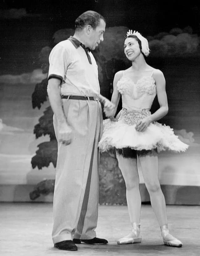 Margot Fonteyn - Photo of Ed Sullivan and Margot Fonteyn from his variety show The Toast of the Town which was later retitled w:The Ed Sullivan Show.