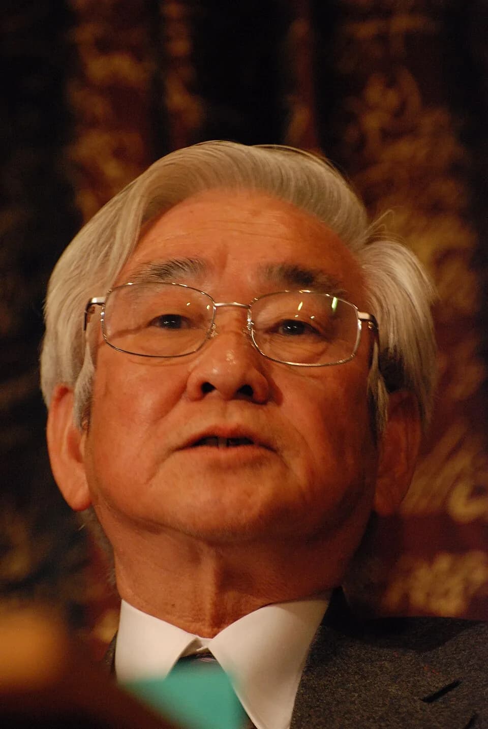 Toshihide Maskawa - Toshihide Masukawa, Nobel Prize Laureate for Physics 2008, at a press conference at the Swedish Academy of Science in Stockholm
