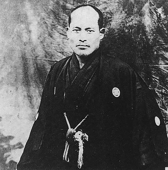 Morihei Ueshiba - Aikido founder Morihei Ueshiba around 25 years old.