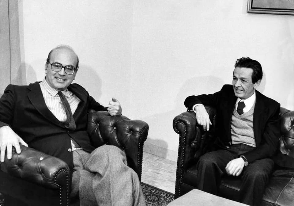 Bettino Craxi - Bettino Craxi and Enrico Berlinguer.