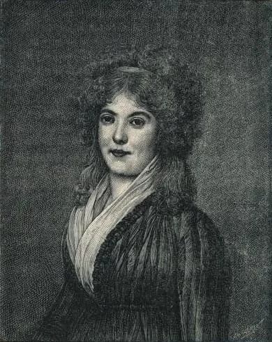 André Chénier - Aimée de Coigny, duchesse de Fleury (1769-1820), hégérie du poème d'André Chénier "La jeune captive".