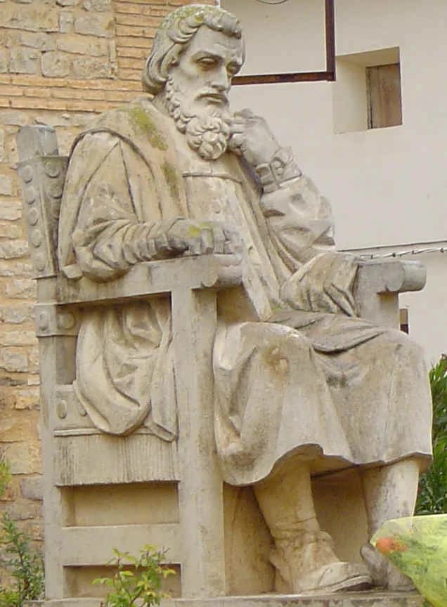 Michael Servetus - Estatua de Miguel Servet en Villanueva de Sigena