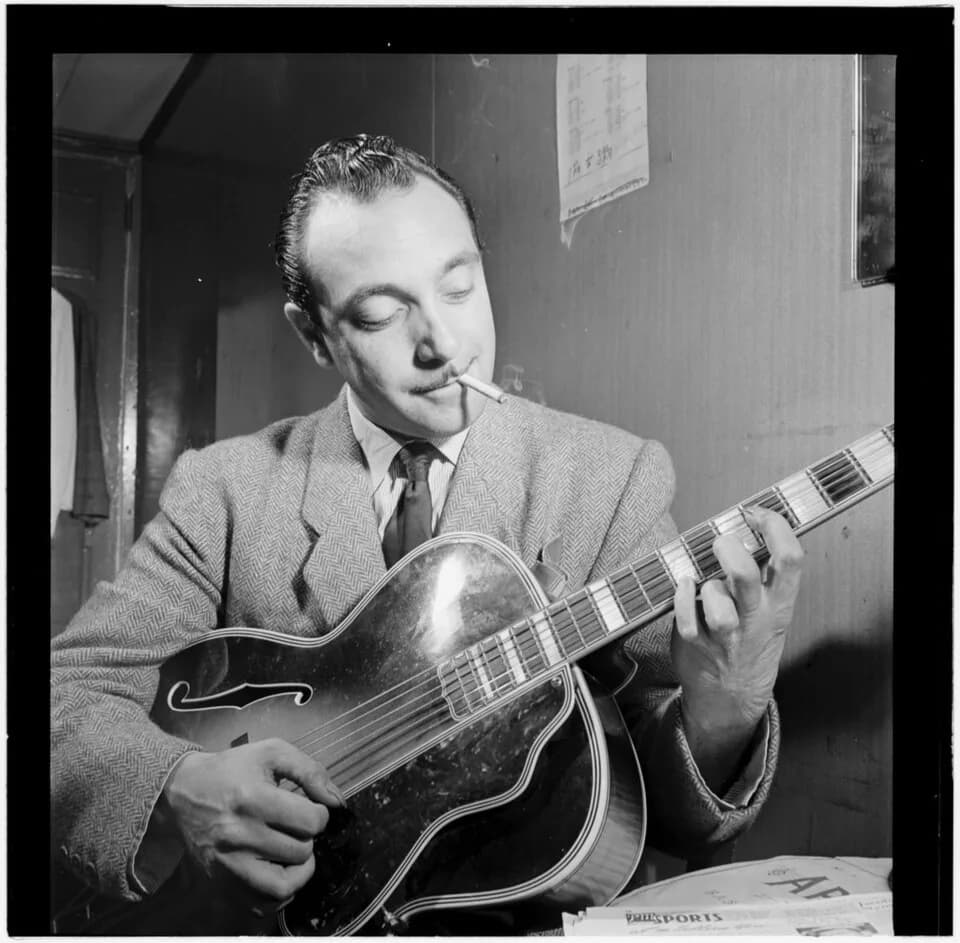 Django Reinhardt - Django Reinhardt, Aquarium, New York, N.Y., ca. November 1946 (Photograph by William P. Gottlieb)