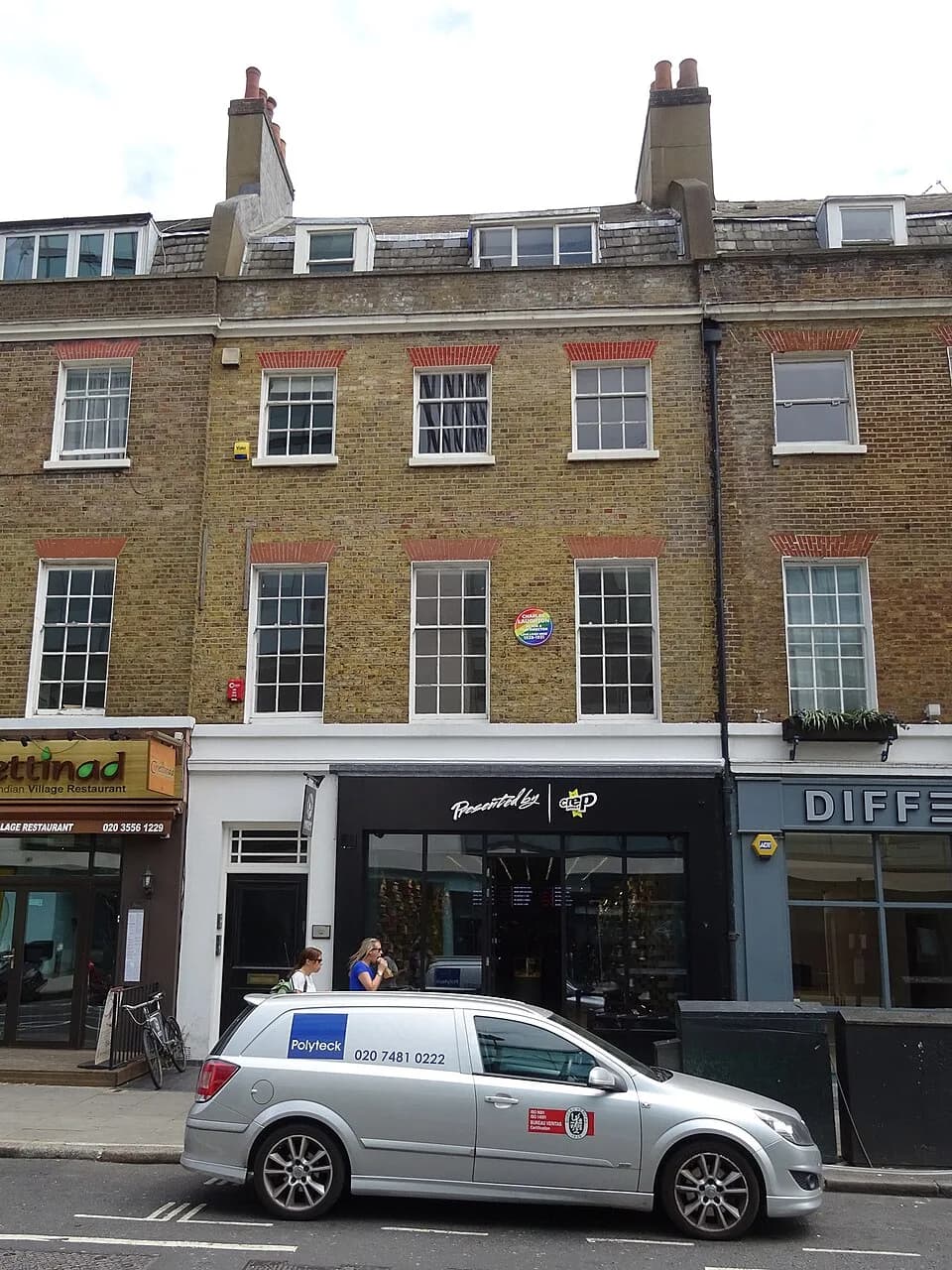 Charles Laughton - 15 Percy Street, Fitzrovia, London W1T 1DU. Charles Laughton Actor & Film Director Lived Here 1928-1931