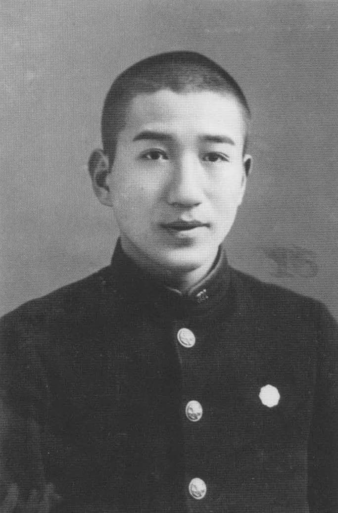 Osamu Dazai - High school yearbook photo of Japanese author Osamu Dazai (1909-1948) discovered by staff at Hirosaki University in May 2009.