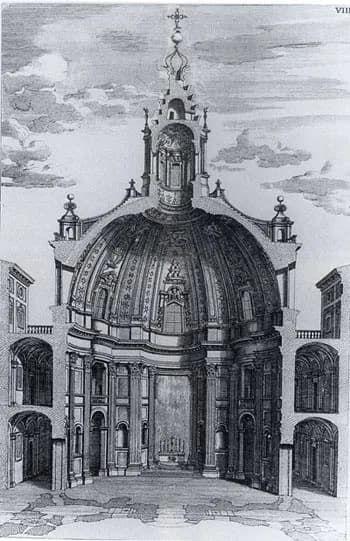 Francesco Borromini - Francesco Borromini's church Sant' Ivo alla Sapienza in Rome.