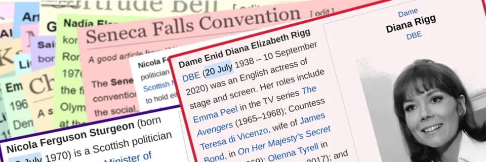 Diana Rigg - Dians Rigg from en wiki screens