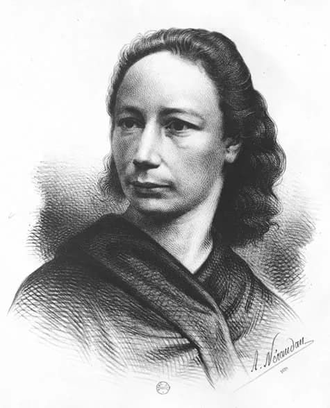 Louise Michel - Gravure représentant Louise Michel.