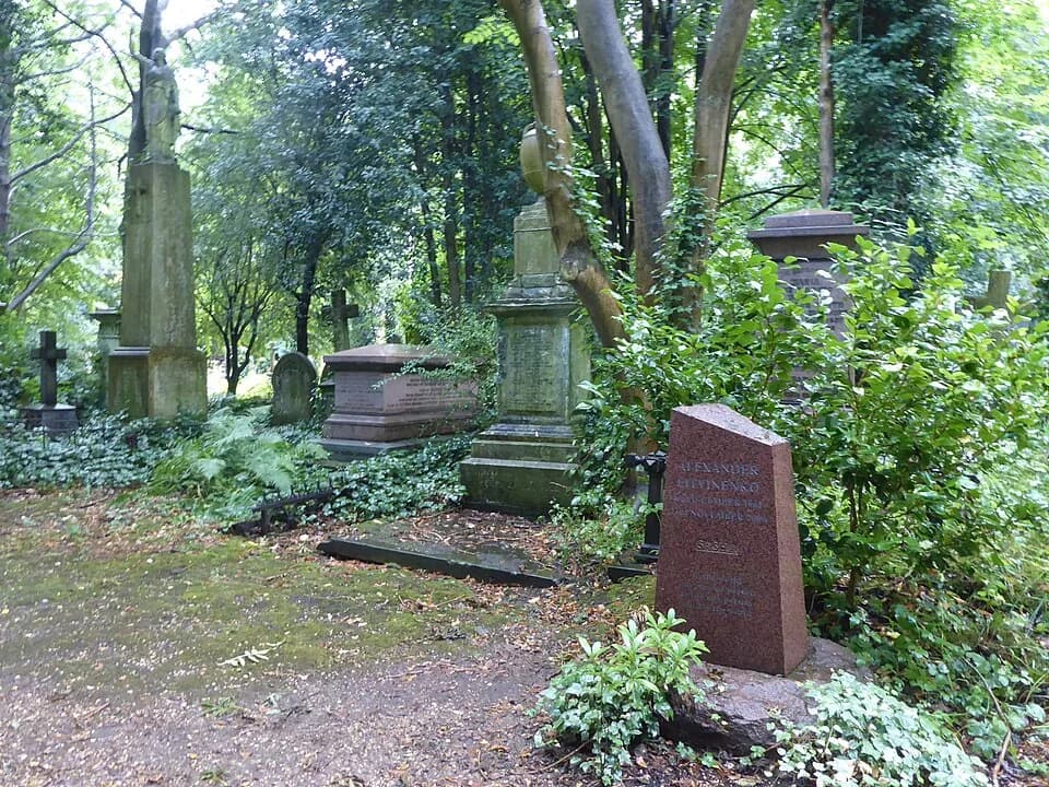 Alexander Litvinenko - The grave of Alexander Litvinenko in Highgate West Cemetery