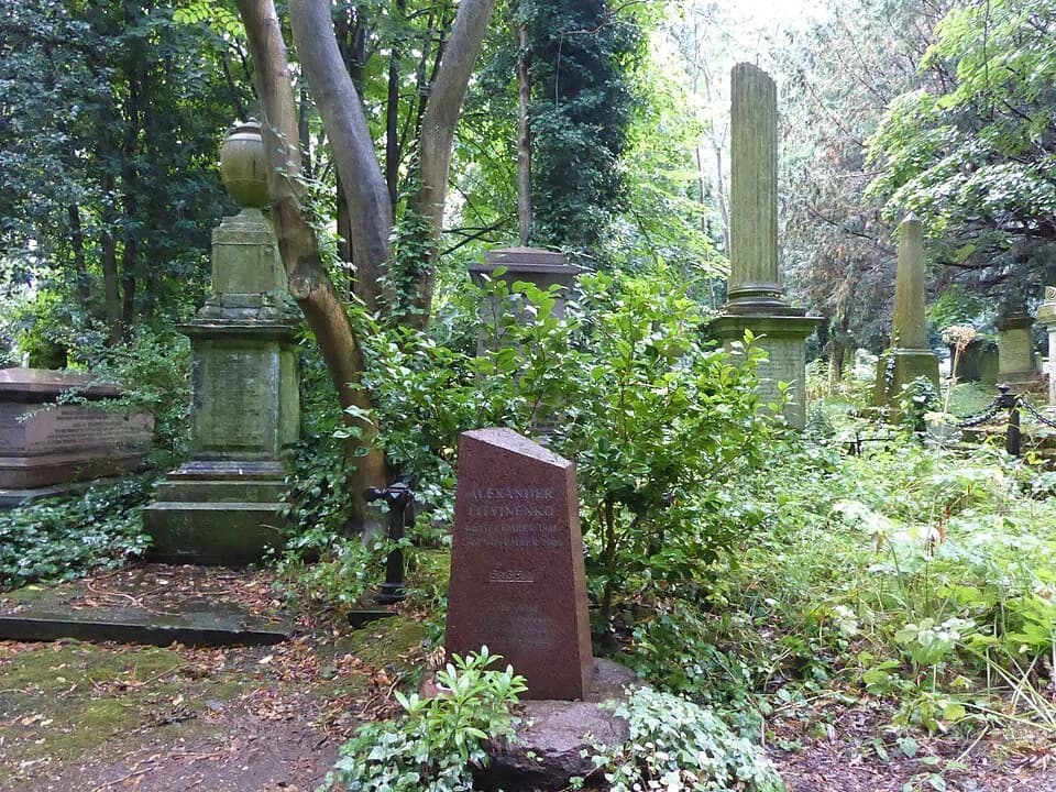 Alexander Litvinenko - The grave of Alexander Litvinenko in Highgate West Cemetery