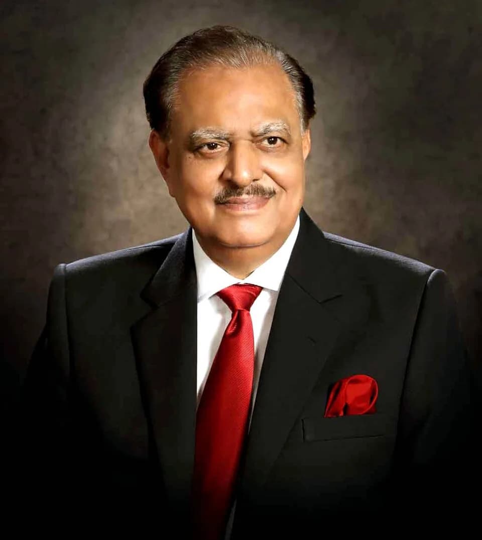 Mamnoon Hussain - Portrait of President of Pakistan Mamnoon Hussain.