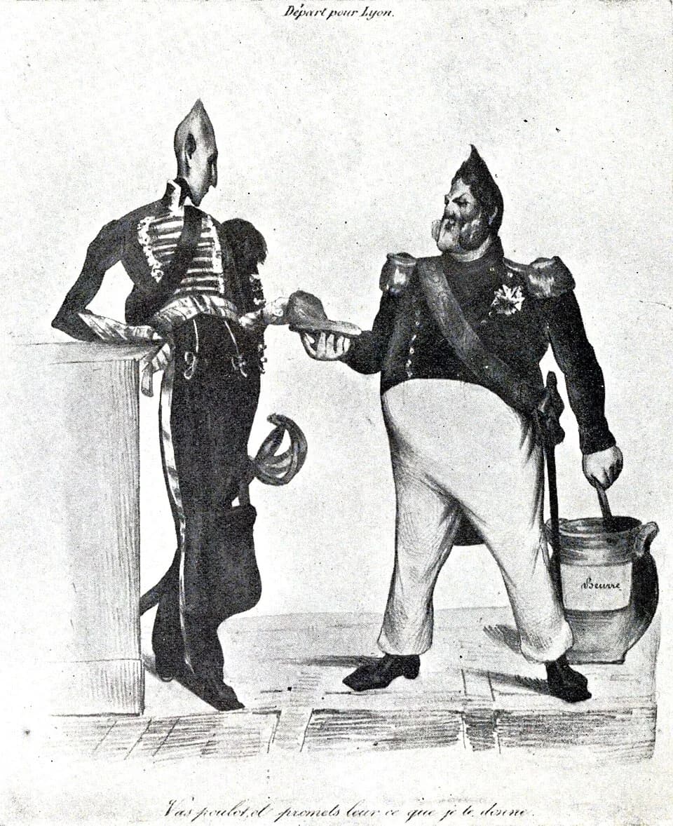 Honoré Daumier - Lithographie. Delteil n° 30.
