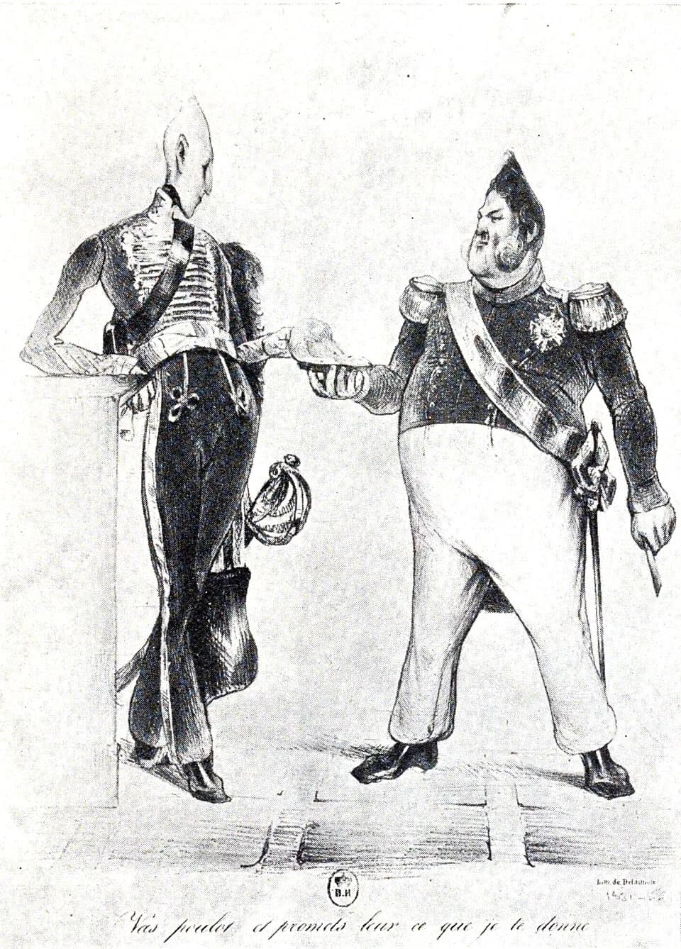 Honoré Daumier - Lithographie. Delteil n°31.