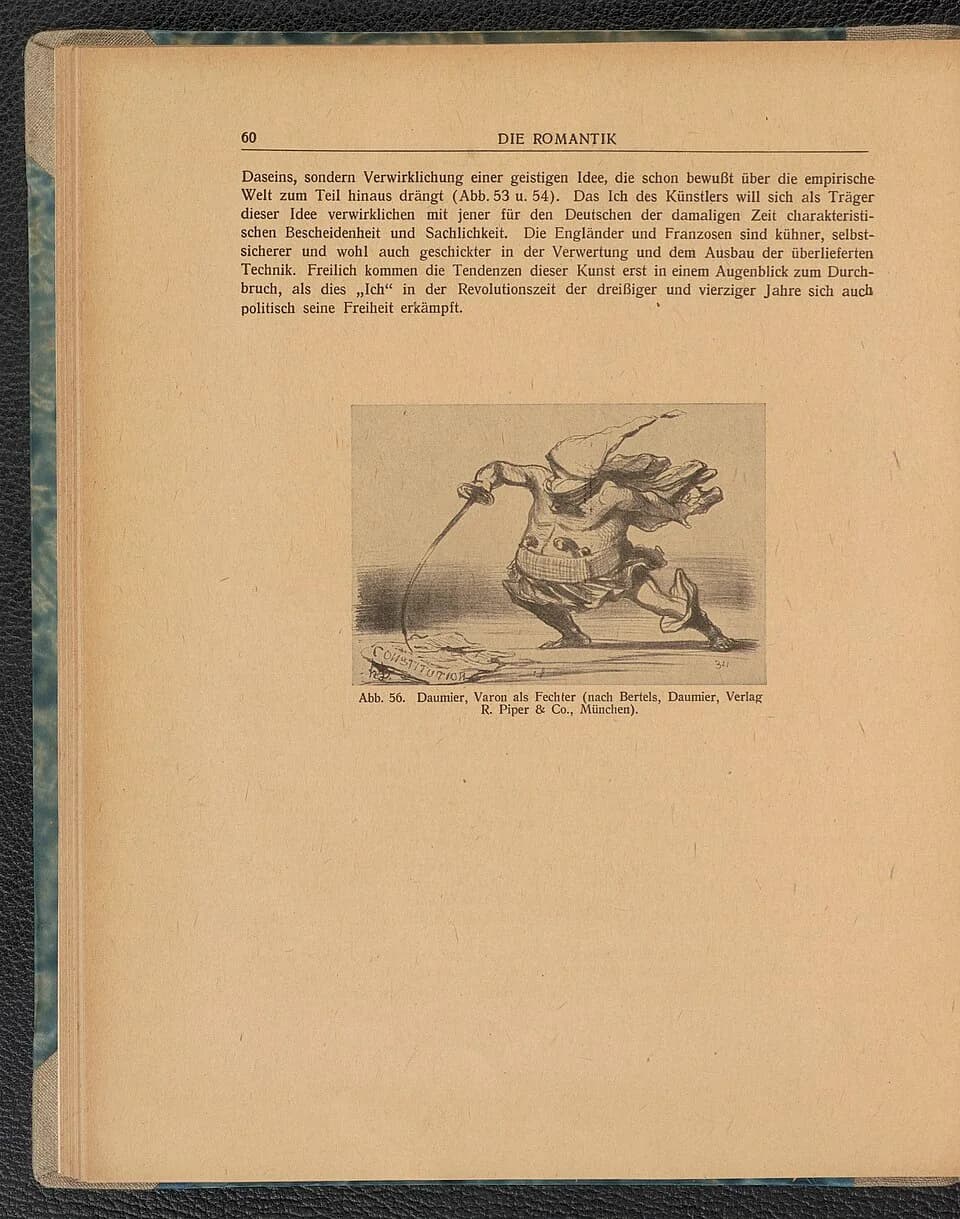 Honoré Daumier - Adres wydawniczy: Berlin : Akademische Verlagsgesellschaft Athenaion, 1917Opis fizyczny: VII, [1], 136 s., [6] k. tabl. ; 28 cm