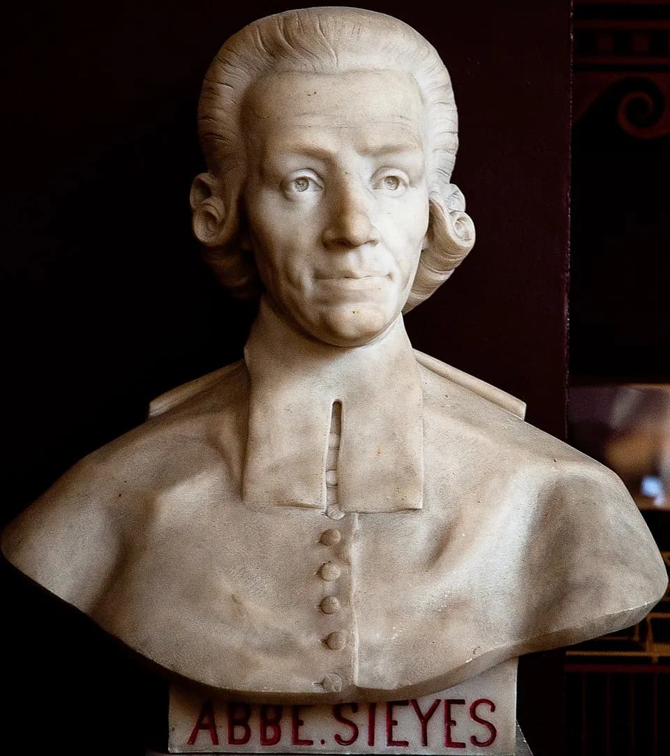Emmanuel Joseph Sieyès - Buste de Emmanuel-Joseph Sieyès -- Salle du serment du jeu de paume -- Versailles