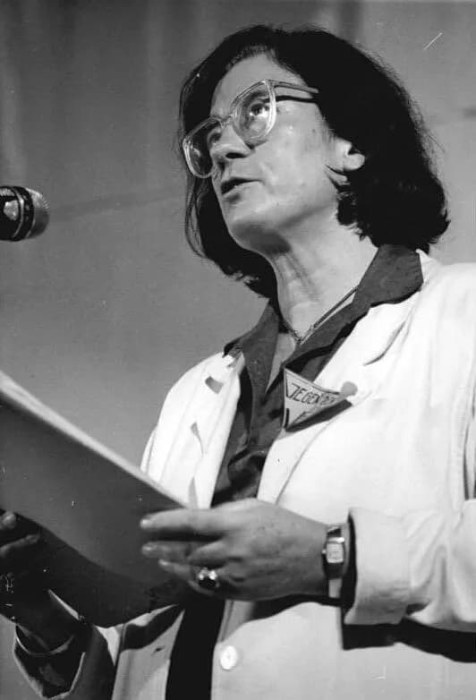 Christa Wolf - For documentary purposes the German Federal Archive often retained the original image captions, which may be erroneous, biased, obsolete or politically extreme. ADN-ZB Oberst 29.10.1989