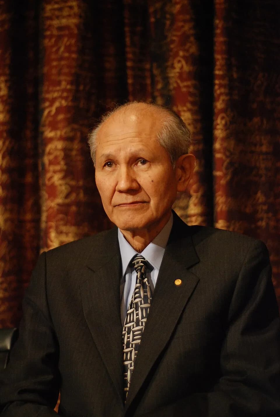 Osamu Shimomura - Osamu Shimomura, Nobel Prize Laureate for Chemistry 2008, at a press conference at the Swedish Academy of Science in Stockholm