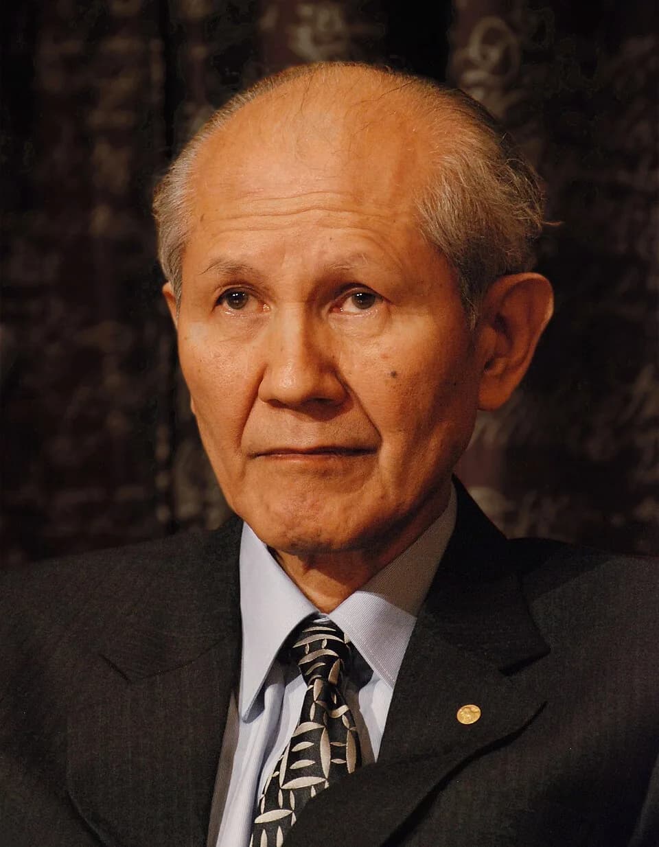 Osamu Shimomura - Osamu Shimomura, Nobel Prize Laureate for Chemistry 2008, at a press conference at the Swedish Academy of Science in Stockholm