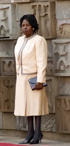 Mwai Kibaki - Kenyan first lady Lucy Kibaki during the opening of the 9th Parliament.