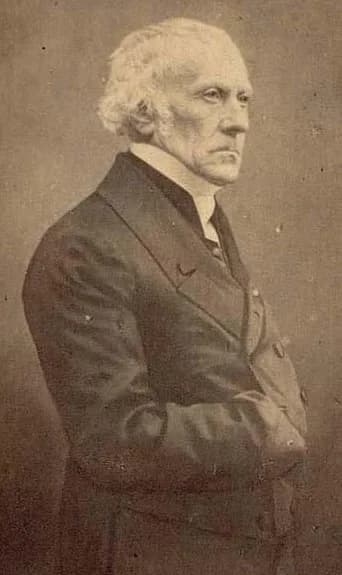 François Guizot - Retrato de **François Guizot** (1787–1874), político, historiador y académico francés. Fotografía realizada por **Gaspard-Félix Tournachon**, conocido como **Nadar**.
Imagen incorr