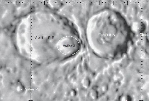 Arne Tiselius - Except from the USGS Digital Atlas of the Moon.