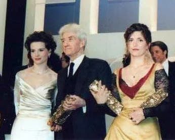 Alain Resnais - Juliette Binoche, Alain Resnais et Agnès Jaoui à la 23e cérémonie des César
