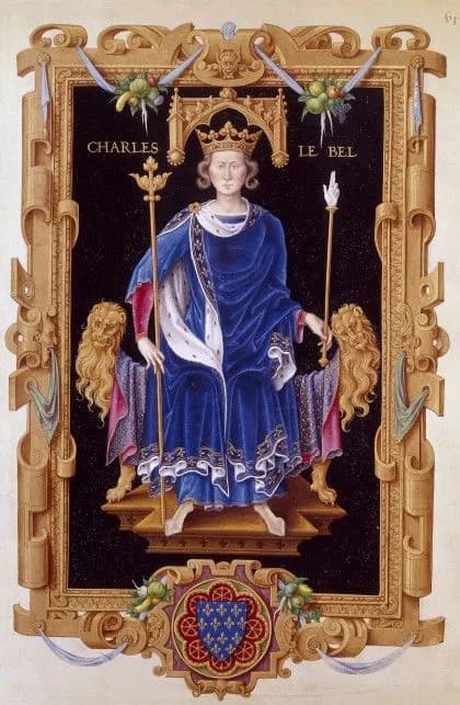 Charles IV of France - Depicted person:  Charles IV of France