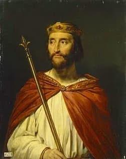Charles the Simple - This painting belongs to the Portraits of Kings of France, a series of portraits commissioned between 1837 and 1838 by Louis Philippe I and painted by various artists for the Musé