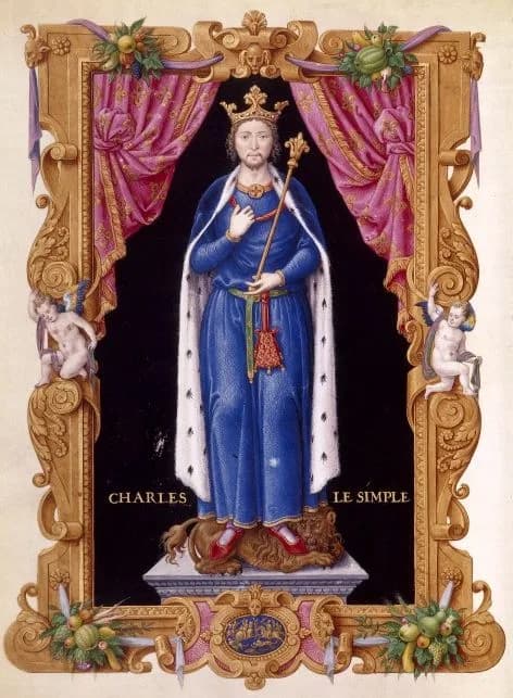 Charles the Simple - ​西法兰克国王查理三世肖像。