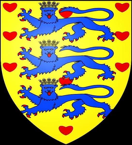 Margaret I of Denmark - old Danish royal coat of arms, Estrith Dynasty