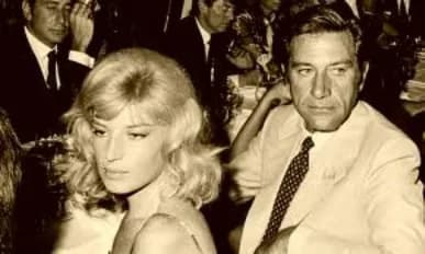 Monica Vitti - Gualtiero Jacopetti (con Monica Vitti) negli anni '60.