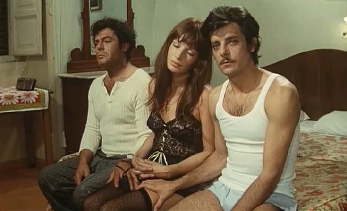 Monica Vitti - Mastroianni-Vitti-Giannini in Dramma della gelosia (tutti i particolari in cronaca)