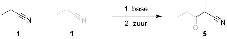 Karl Ziegler - Diagram of Thorpe reaction.