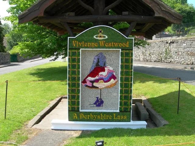 Vivienne Westwood - Well Dressing , Ashford in the Water Top Well