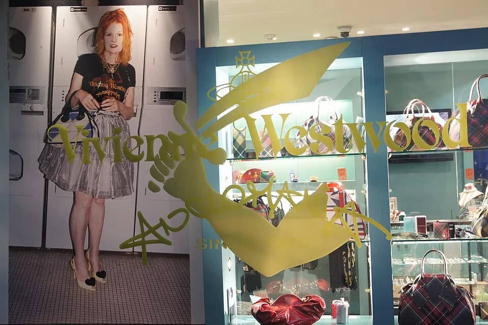Vivienne Westwood - So, it turns out this designer was the manager of the Sex Pistols, the band that, according to Wikipedia, initiated the punk movement in the United Kingdom. Vivienne Westwood in tu