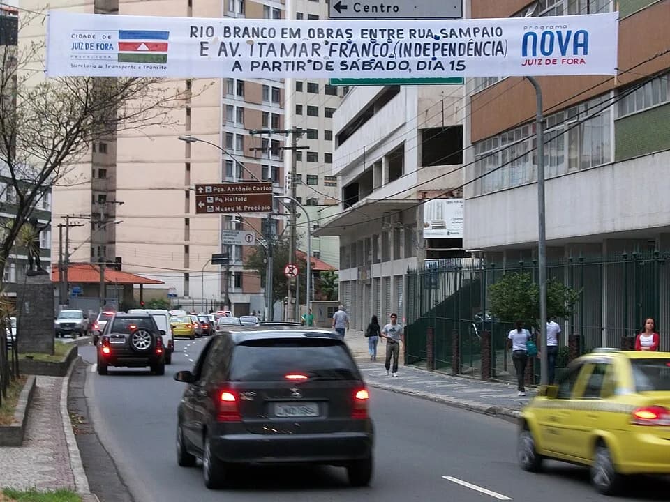 Itamar Franco - Avenida Itamar Franco, em Juiz de Fora.