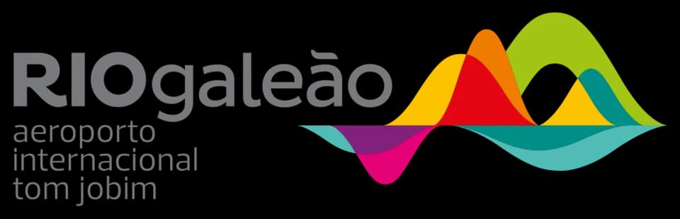 Antônio Carlos Jobim - Logotipo do consórcio RioGaleão, vencedor da licitação da privatização do Aeroporto Internacional Tom Jobim