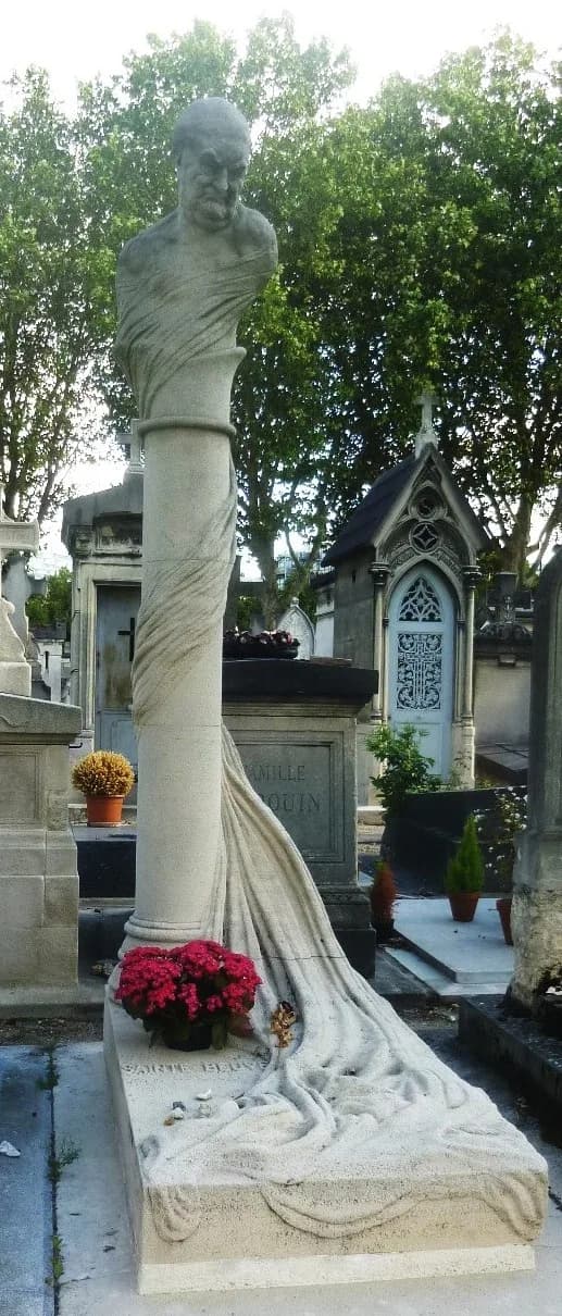 Charles-Augustin Sainte-Beuve - Tombe de l'écrivain français Charles Augustin Sainte-Beuve au cimetière du Montparnasse à Paris
