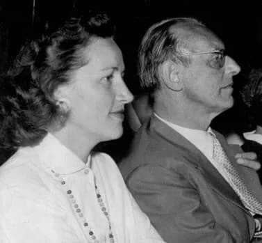 Carl Orff - Carl Orff and Lieselotte Holzmeister at the Fidula workshop 1956