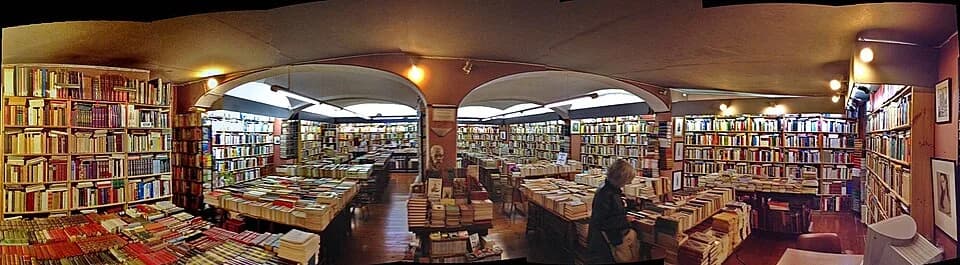 Carlos Ruiz Zafón - Panoràmica de la desapareguda Llibreria Canuda, que sota la denominació de "Cementiri dels llibres", apareix a la novel·la "L'Ombra del Vent" de Carlos Ruiz Zafon