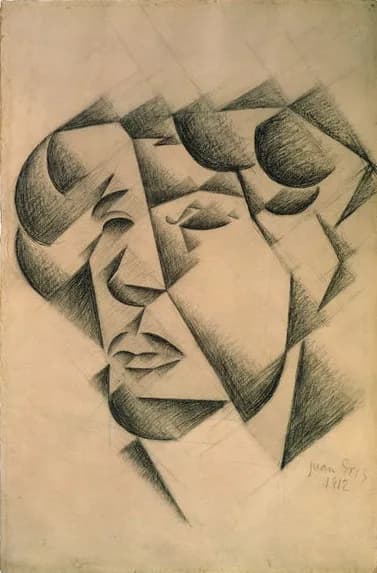 Juan Gris - Juan Gris, Self-portrait, 1912 (private collection)