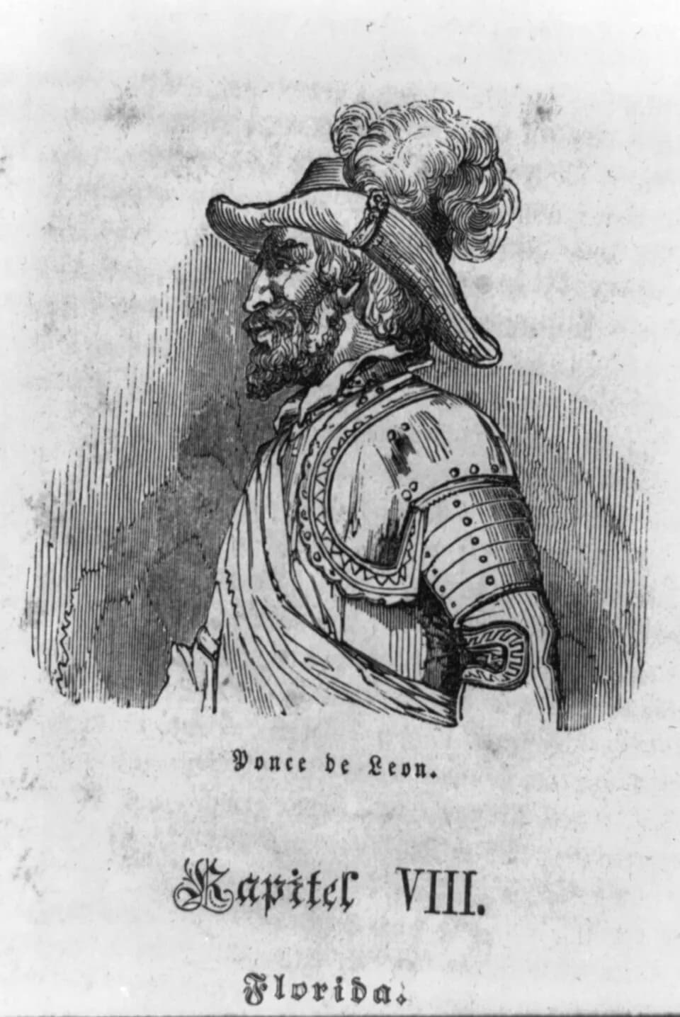 Juan Ponce de León - Engraving of Juan Ponce de Leon