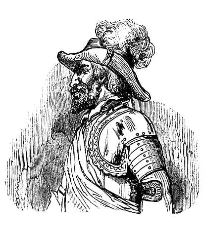 Juan Ponce de León - Engraving of Juan Ponce de Leon