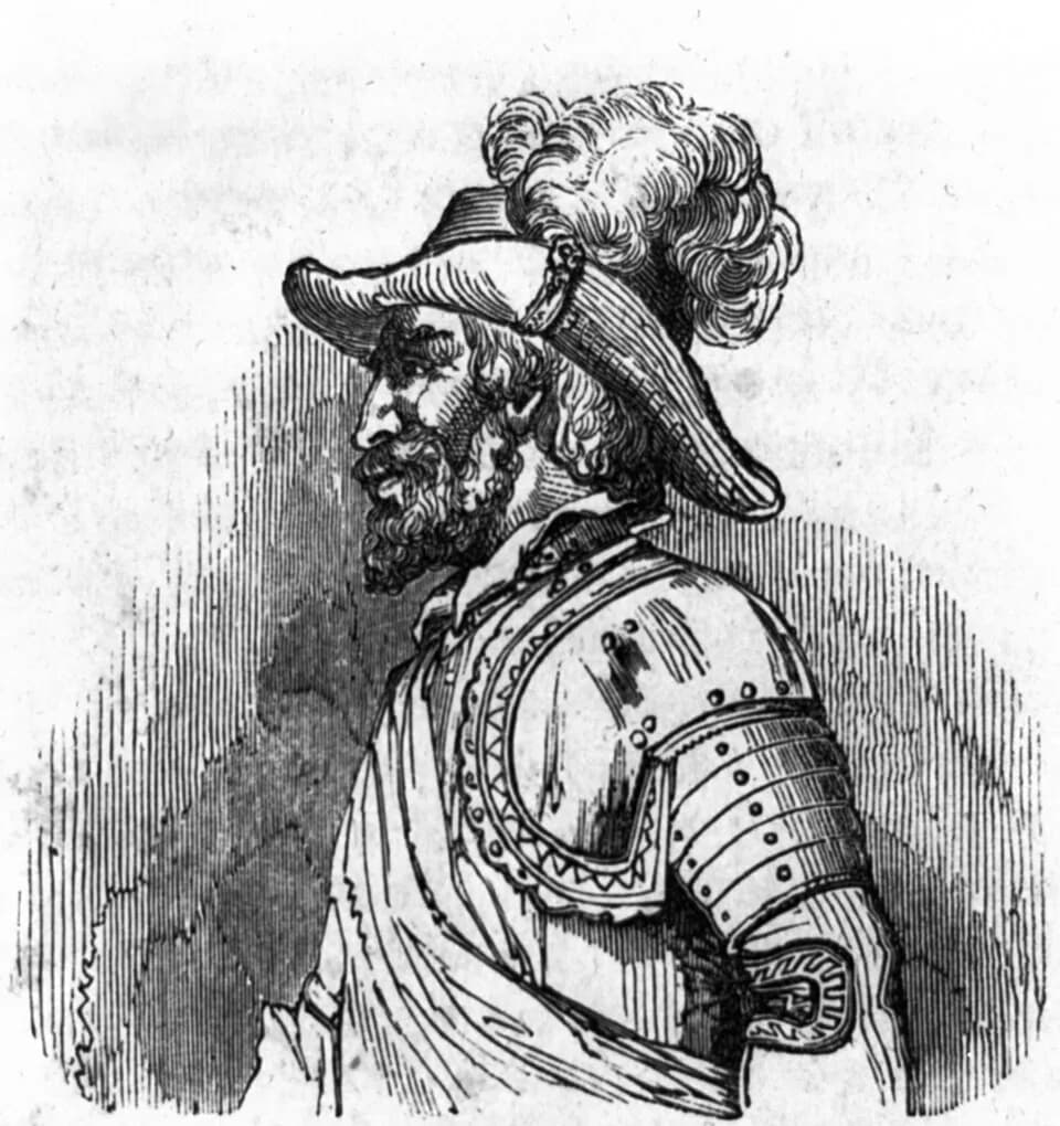 Juan Ponce de León - Engraving of Juan Ponce de Leon