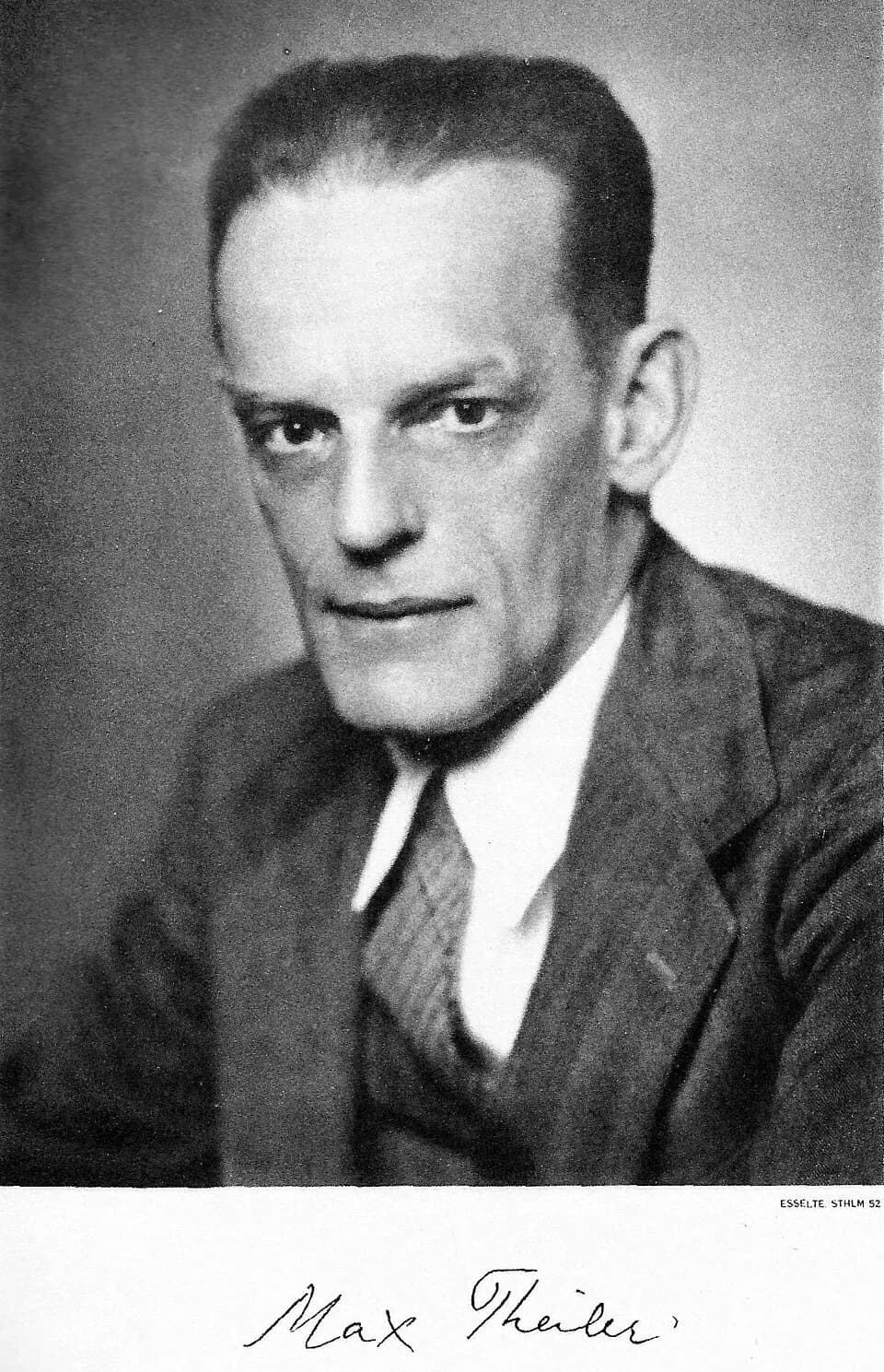 Max Theiler - Official Nobel Prize portrait of Max Theiler