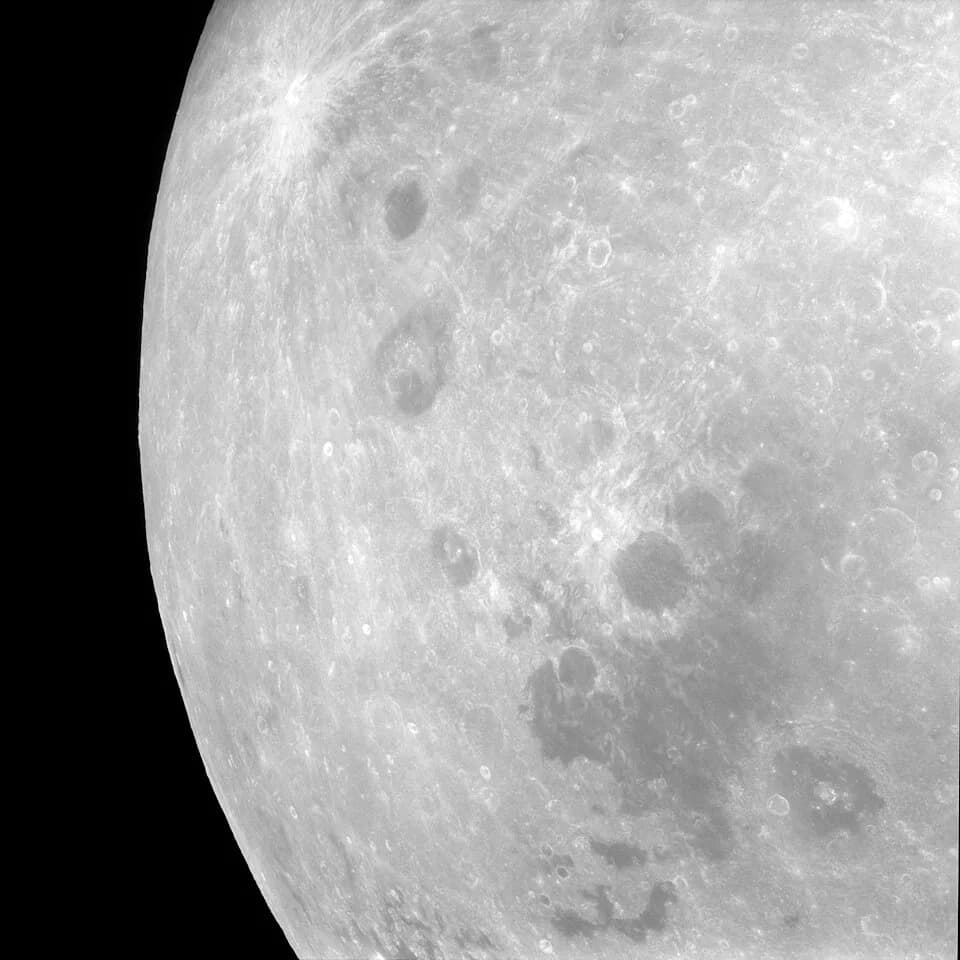 Max Theiler - (Processed) Apollo 11 Hasselblad image from film magazine 38/O - Lunar orbit, Trans-Earth coast