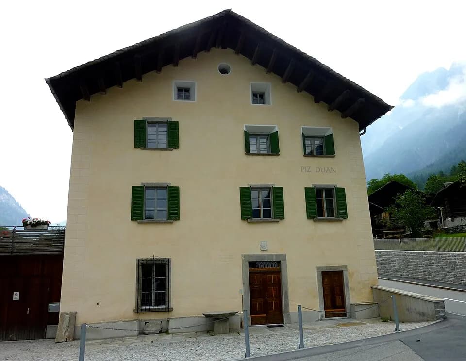 Alberto Giacometti - Gasthaus Piz Duan bei de:Stampa GR