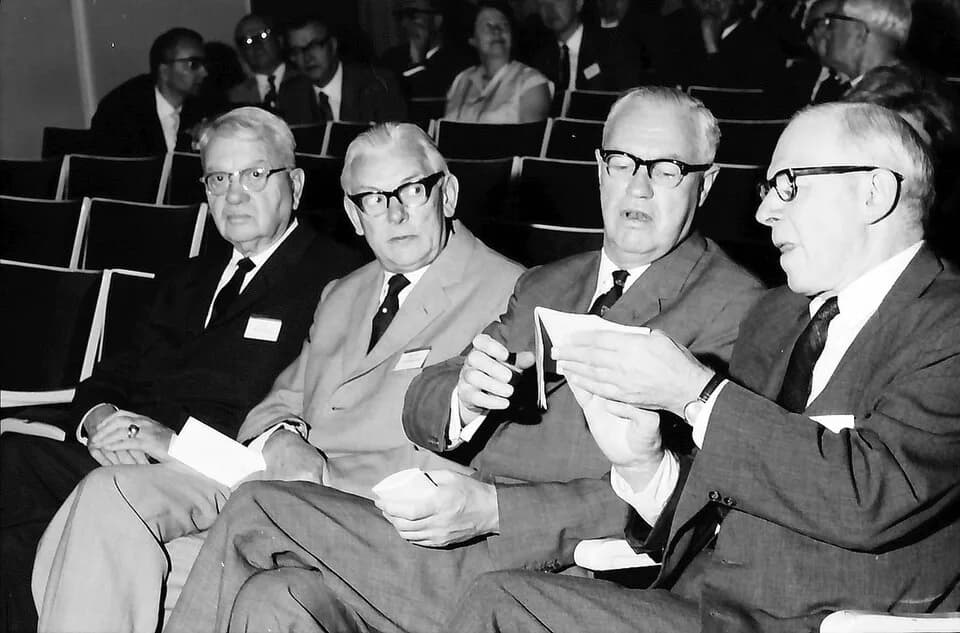 Alexander R. Todd, Baron Todd - 17. Tagung 1967 Chemiker; Eröffnungsfeier: Harold C. Urey, Adolf Butenandt, Lord Alexander Todd of Trumpington, Robert S. Mulliken